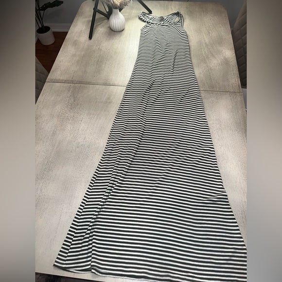 Long summer dress stripes - Picture 1 of 5